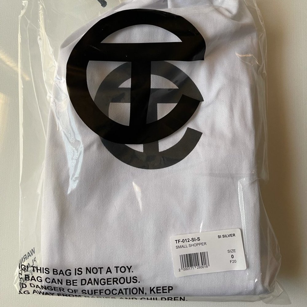 Telfar Small Silver Shopping Bag - Picture 5 of 5